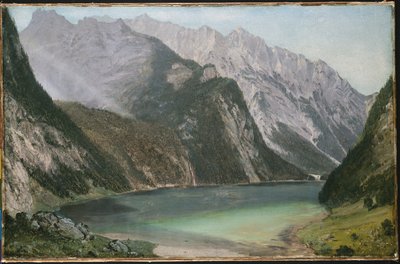 Alpine sø af Frederic Edwin Church