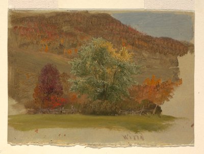 Efterårslandskab af Frederic Edwin Church