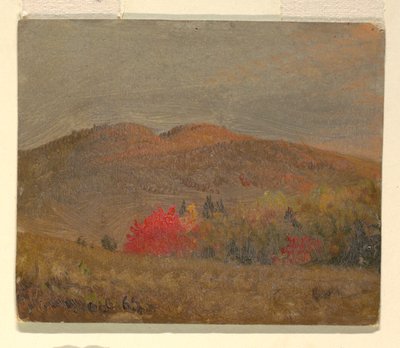 Efterårslandskab, Vermont af Frederic Edwin Church
