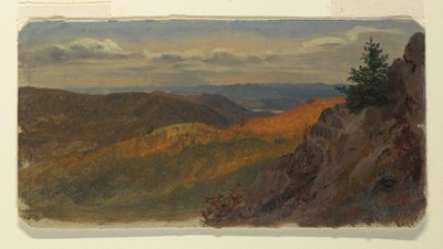 Efterårslandskab i New England af Frederic Edwin Church