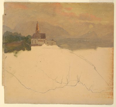 Bayersk Landskab af Frederic Edwin Church