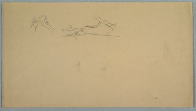 Knækkede træstammer af Frederic Edwin Church