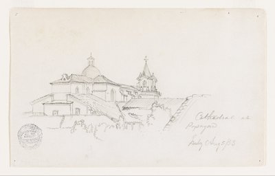 Katedralen i Popayan, Columbia af Frederic Edwin Church