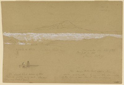 Cayambé, morgen, fra Solens Tempel, Quito af Frederic Edwin Church