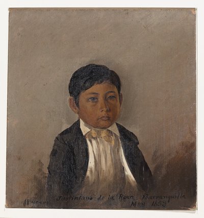 Colombia, Barranquilla, portræt af dreng af Frederic Edwin Church