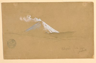 Cotopaxi fra nær Ambato, Ecuador af Frederic Edwin Church
