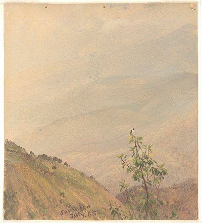 Distant Hills, Jamaica af Frederic Edwin Church