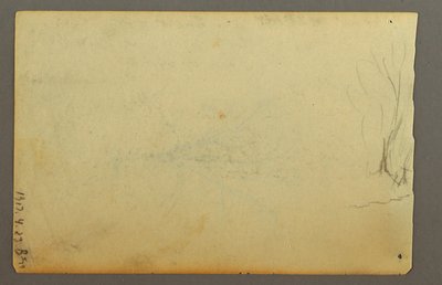 Tegning, Et bladløst træ, februar 1845 af Frederic Edwin Church