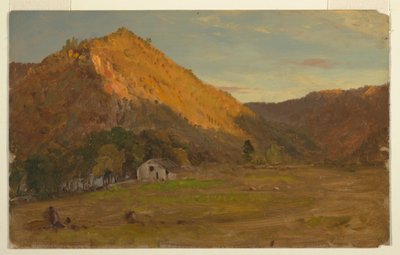 Tegning, Efterårslandskab (North Carolina), 1865-70 af Frederic Edwin Church