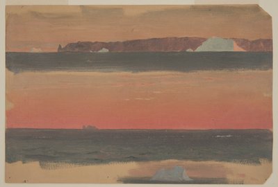 Tegning, Cape St. John, Newfoundland, 1. juni 1859 af Frederic Edwin Church