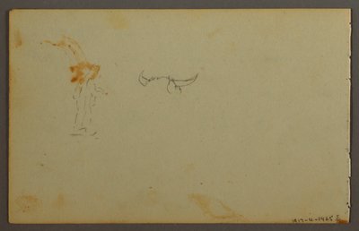 Tegning, studie af skyer, 1844 af Frederic Edwin Church