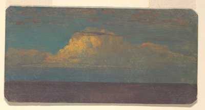 Tegning, studie af skyer, 1870-80 af Frederic Edwin Church