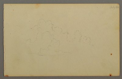 Tegning, Skyer, 1844 af Frederic Edwin Church