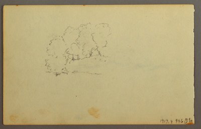 Tegning, Skyer, 1844 af Frederic Edwin Church