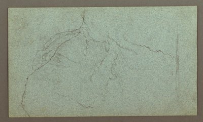 Tegning, vandfald, muligvis 1868 af Frederic Edwin Church