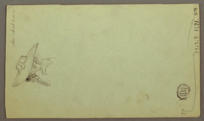 Tegning, Figurstudier, Sejlbåd, Arkitekturstudier, muligvis 1868 af Frederic Edwin Church