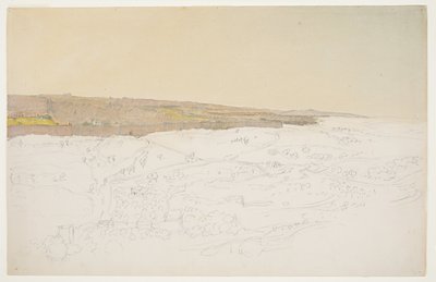 Tegning, Jerusalem, oversigt, april (), 1868 af Frederic Edwin Church