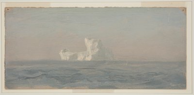 Tegning, ud for Iceberg, Newfoundland, juni 1859 af Frederic Edwin Church