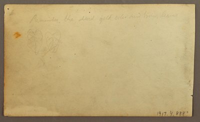 Tegning, Limona-floden nær en landsby, Ecuador eller Colombia; bagside: Blade, 1857 af Frederic Edwin Church