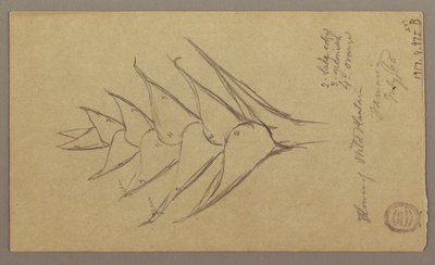 Tegning, havlandskab, 29. april 1865 af Frederic Edwin Church