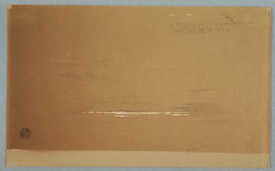 Tegning, havlandskab, Labradors kyst, juni eller juli 1859 af Frederic Edwin Church