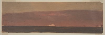 Tegning, Havbillede med isbjerg, 1859 af Frederic Edwin Church