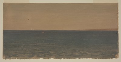 Tegning, Havbillede med isbjerg, 1859 af Frederic Edwin Church