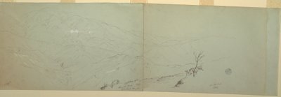 Tegning, skitser, Bloxburgh, Jamaica, 1865 af Frederic Edwin Church