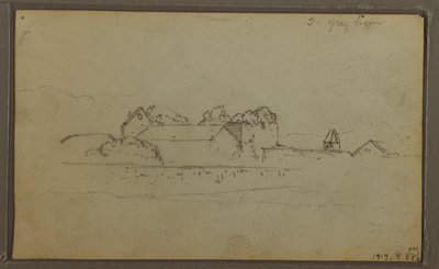 Tegning, Skitser, Ecuador eller Colombia; bagside: Skitser, Ecuador eller Colombia, 1857 af Frederic Edwin Church