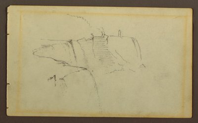 Tegning, De amerikanske vandfald, Niagara-floden, muligvis 1858 af Frederic Edwin Church