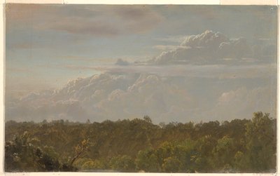 Tegning, Tordenskyer, Jamaica, august 1865, 1865 af Frederic Edwin Church