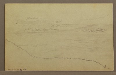 Tegning, Træer, muligvis 1860