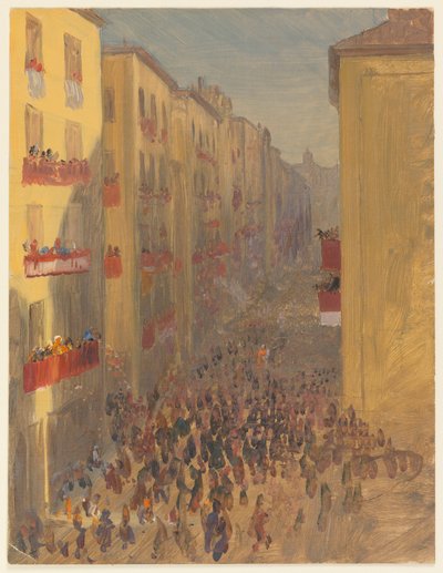 Tegning, Udsigt over Beirut (), 1869 af Frederic Edwin Church