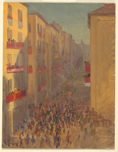 Tegning, Udsigt over Beirut (), 1869 af Frederic Edwin Church