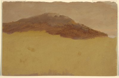 Tegning, Skovklædt bjergskråning, 1870-80 af Frederic Edwin Church