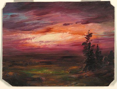 Aften Twilight af Frederic Edwin Church