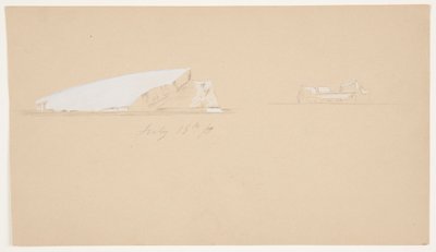 Flydende isbjerge af Frederic Edwin Church