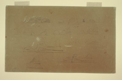 Flydende isbjerge, 13. og 14. juli af Frederic Edwin Church