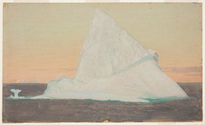 Isbjerg og isblomst af Frederic Edwin Church
