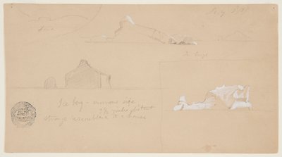 Isbjerg med mærkelig lighed med et hus af Frederic Edwin Church