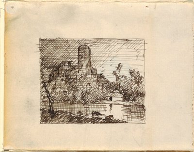 Imaginært Landskab med af Frederic Edwin Church