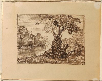 Imaginært flodlandskab af Frederic Edwin Church