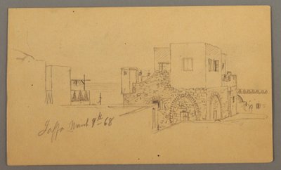 Jaffa Street Corner, Palæstina [Tel Aviv, Israel] af Frederic Edwin Church