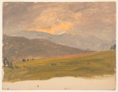 Landskab, Hudson Valley af Frederic Edwin Church