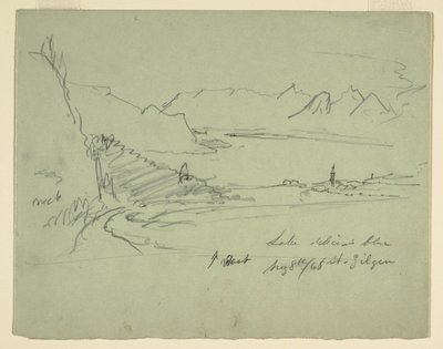 Landskab i Østrig, 5. august 1868 af Frederic Edwin Church