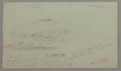 Landskaber nær Baalbek, Libanon af Frederic Edwin Church