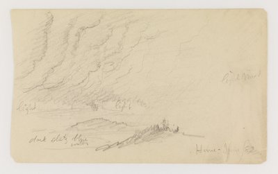 Tåge over flod og bakker af Frederic Edwin Church