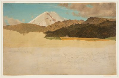 Mount Chimborazo og Guaranda, Ecuador af Frederic Edwin Church