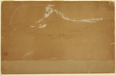 Mount Chimborazo, nær Guanojo og Guaranda, Ecuador af Frederic Edwin Church