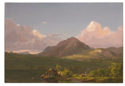 Mount Newport på Mount Desert Island, ca. 1851-53 af Frederic Edwin Church